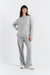 Light-Grey Wool-Cashmere Slouchy Sweater